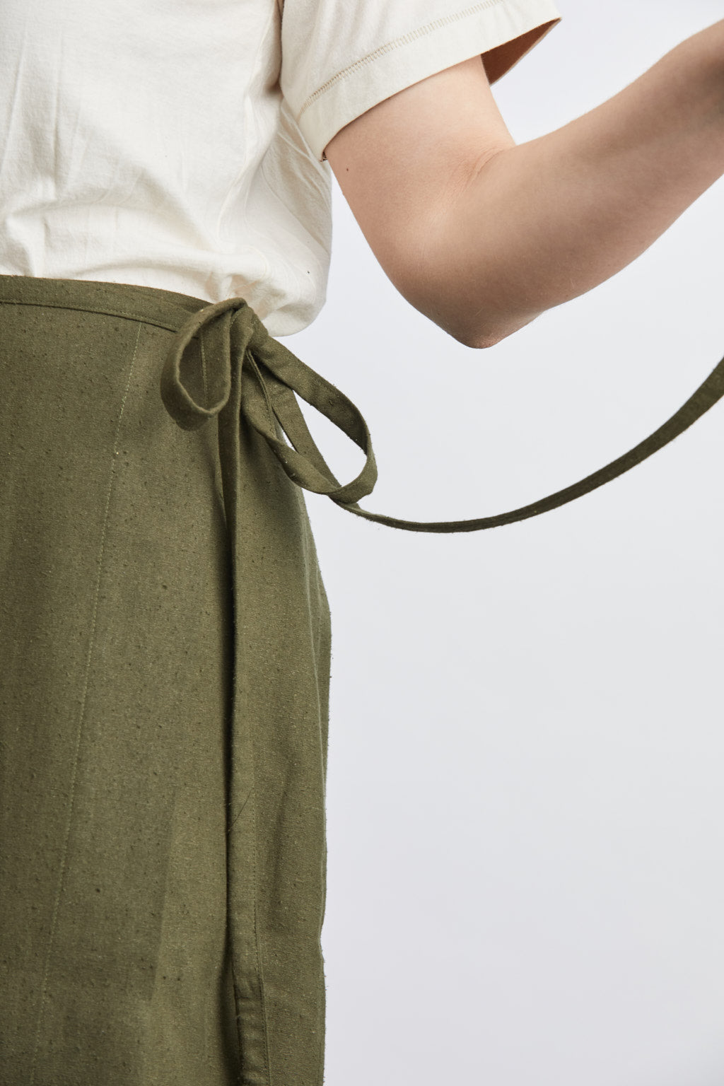 Wrap Skirt in Olive Heather by Nicholas K – Idlewild