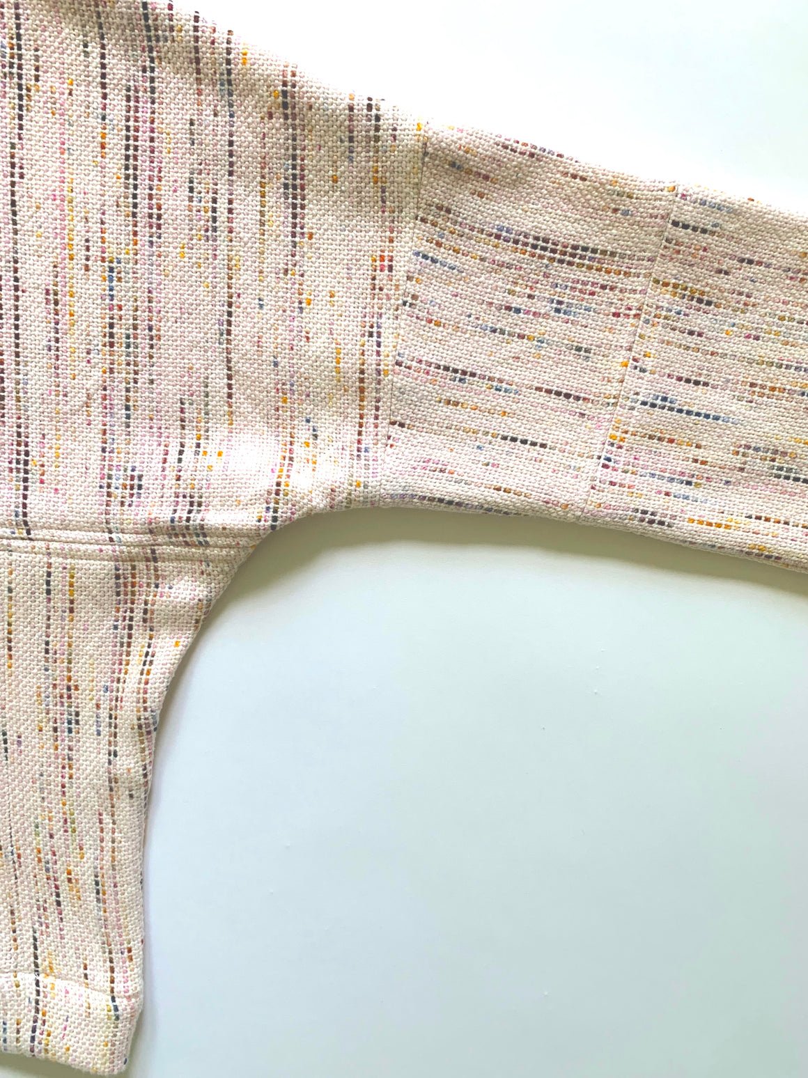 THE PIECED CONFETTI T SWEATER