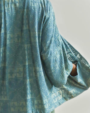 THE NATURALLY-DYED EMBROIDERED OVERSIZED CARDIGAN