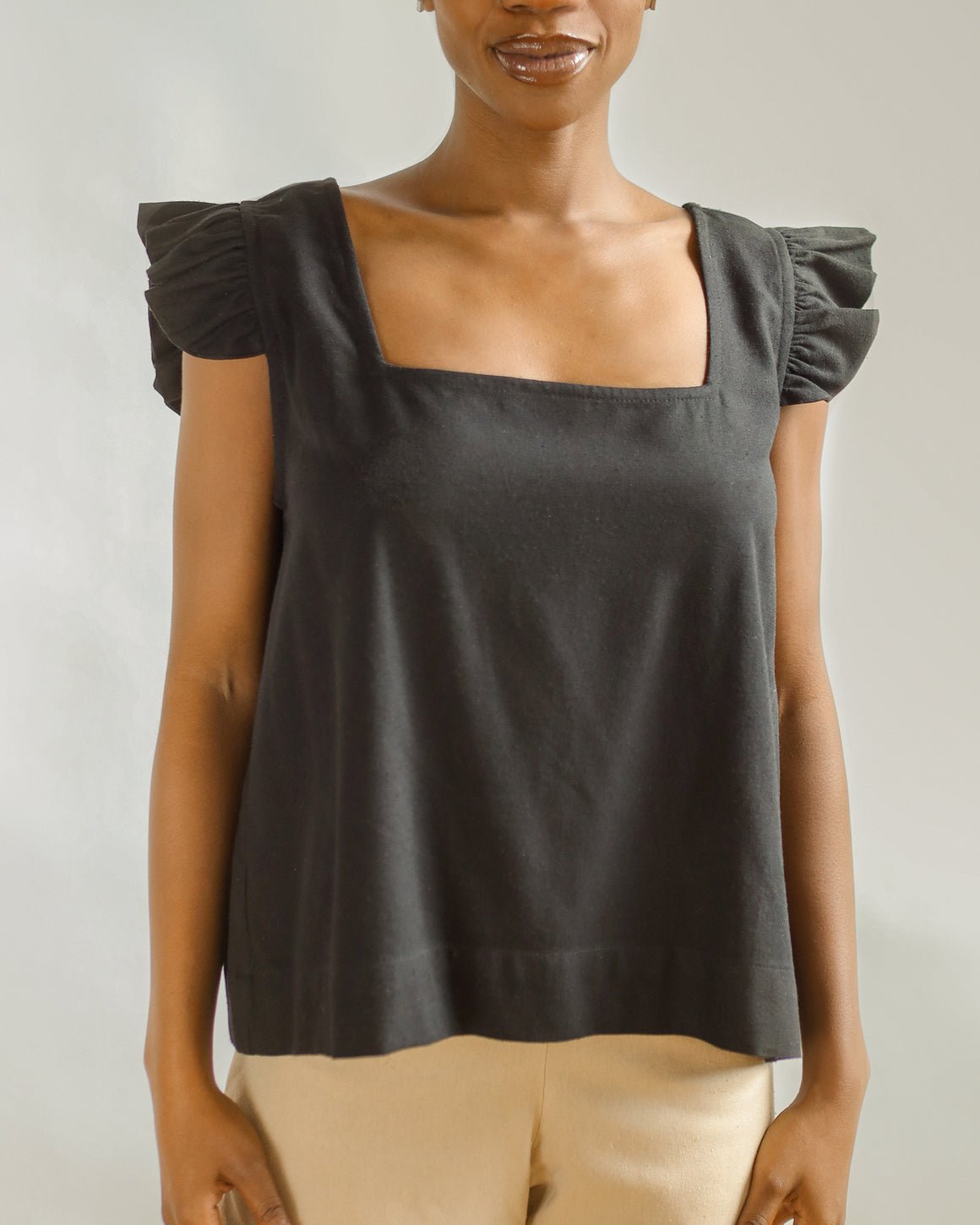 THE RUFFLE SLEEVE TOP