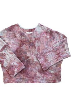 THE COSMIC DYED MID-WEIGHT T SWEATER