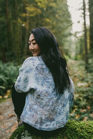 THE COSMIC DYED MID-WEIGHT T SWEATER