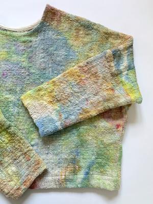 THE COSMIC DYED MID-WEIGHT T SWEATER
