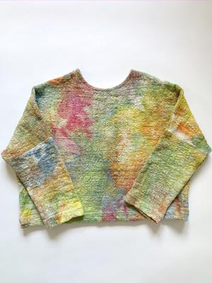 THE COSMIC DYED MID-WEIGHT T SWEATER