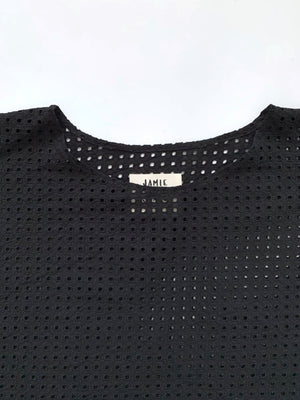 THE BLANK CANVAS TOP in GEOMETRIC EYELET