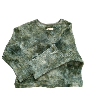 THE COSMIC DYED MID-WEIGHT T SWEATER