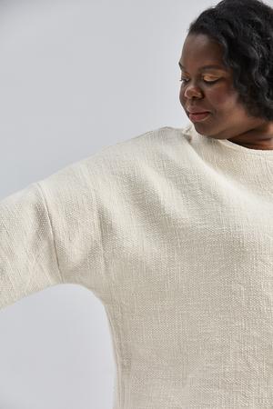 THE TEXTURED T SWEATER