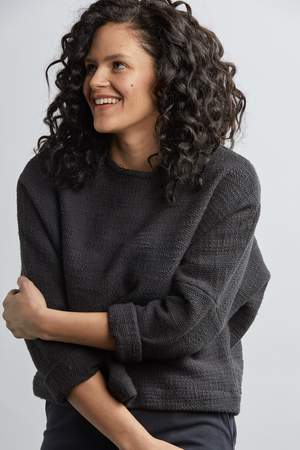 THE TEXTURED T SWEATER