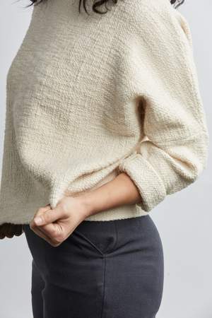 THE TEXTURED T SWEATER