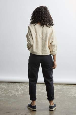 THE TEXTURED T SWEATER