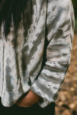 THE WOVEN SHIBORI CHEVRON TOP