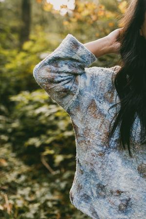 THE COSMIC DYED MID-WEIGHT T SWEATER